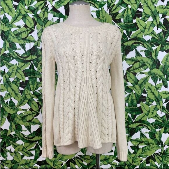 CAbi Laceup Sweater 994 - Picture 2 of 5